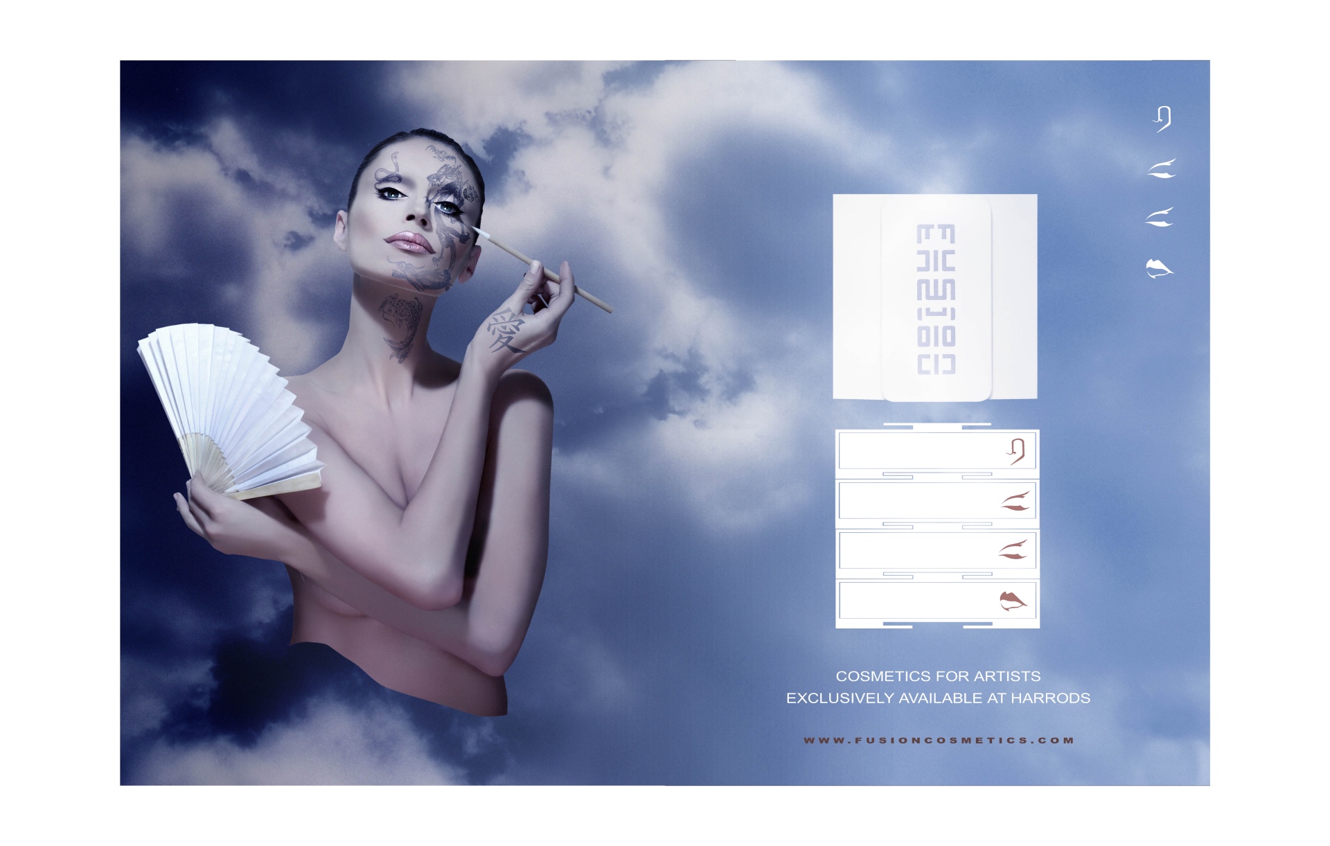 Fusion Cosmetics ~ campaign spread