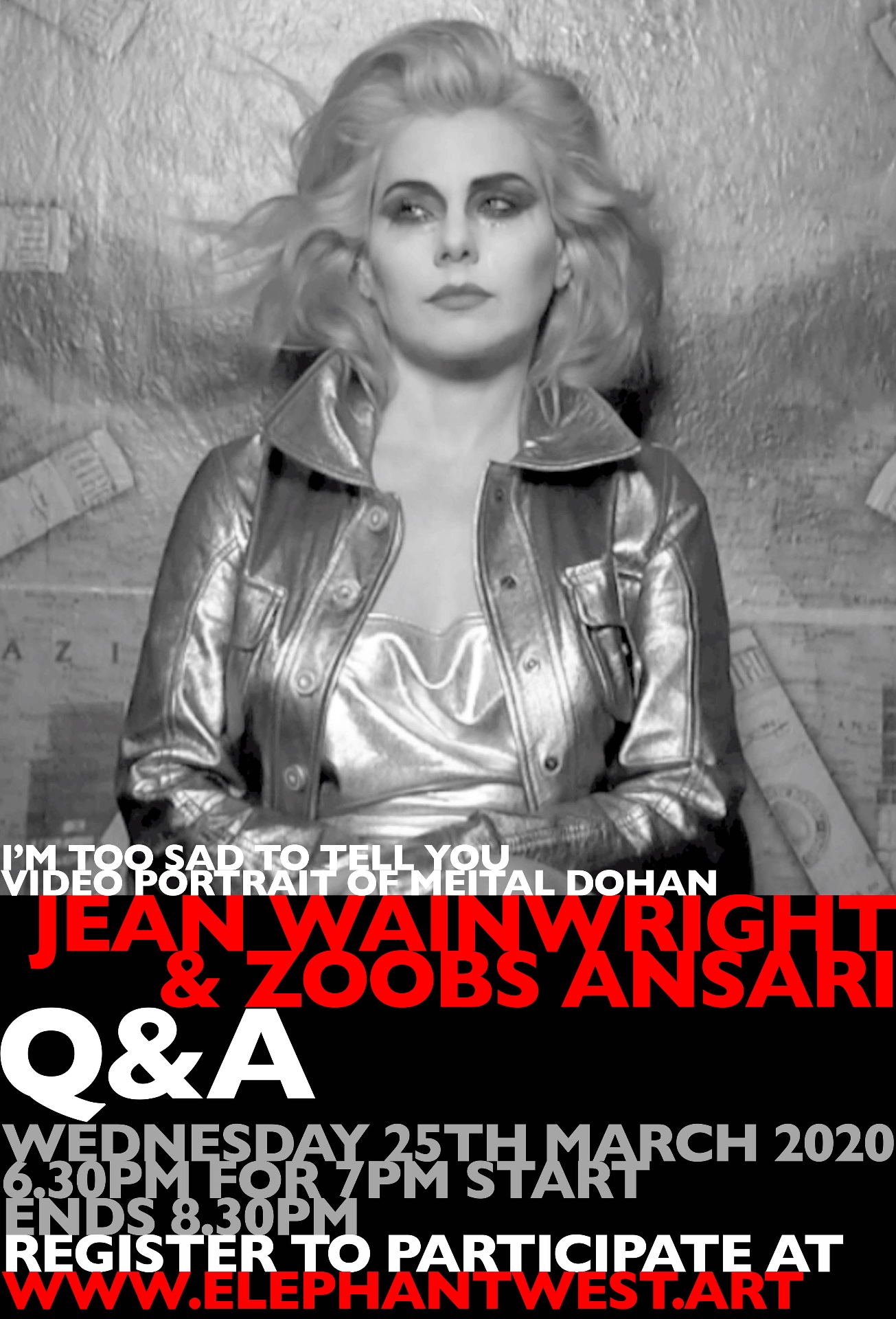 Jean Wainwright & Zoobs Ansari Q&A ~ I'm Too Sad To Tell You