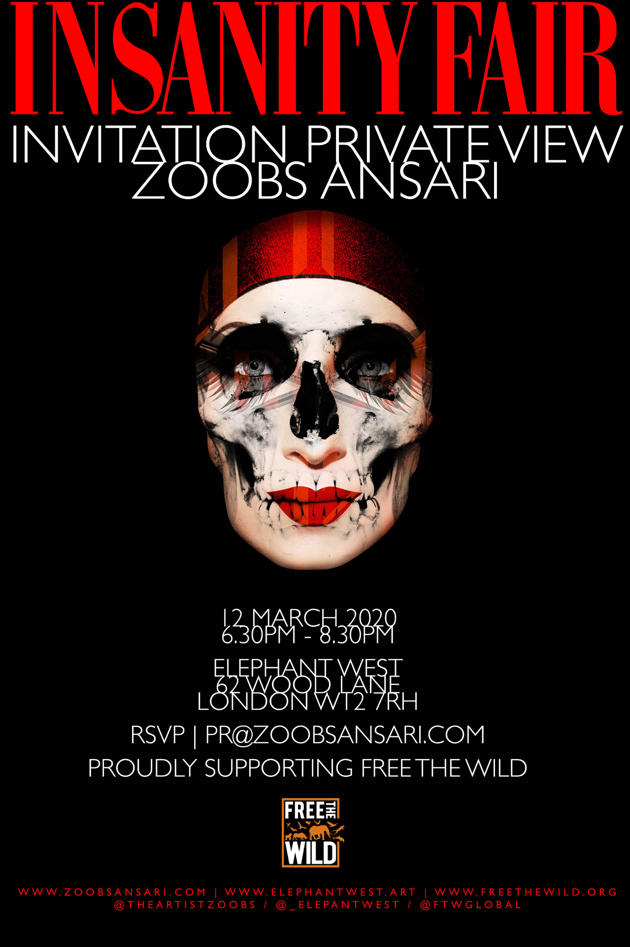 Insanity Fair ~ private view invitation